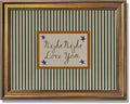 Yermidi Vintage Gold Frame Night Night Love You Wall Art Mid Century Modern by Unknown