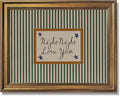 Yermidi Vintage Gold Frame Night Night Love You Wall Art Mid Century Modern by Unknown