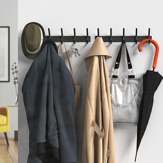 VAEHOLD Wall Hooks, Heavy Duty Aluminum Towel Hooks - Image 4