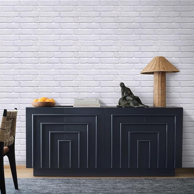 Commomy 3D Peel and Stick Brick, Ultralight Thin PVC Faux Brick Wall Panels - Image 8