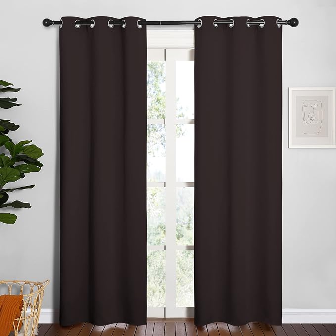 NICETOWN Thermal Curtains 84" Long, Energy Smart Thermal Insulated Solid - Image 2
