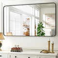 Easly 30 x 48 Inch Bathroom Mirror, Rounded Rectangular Vanity Mirror by EASLY
