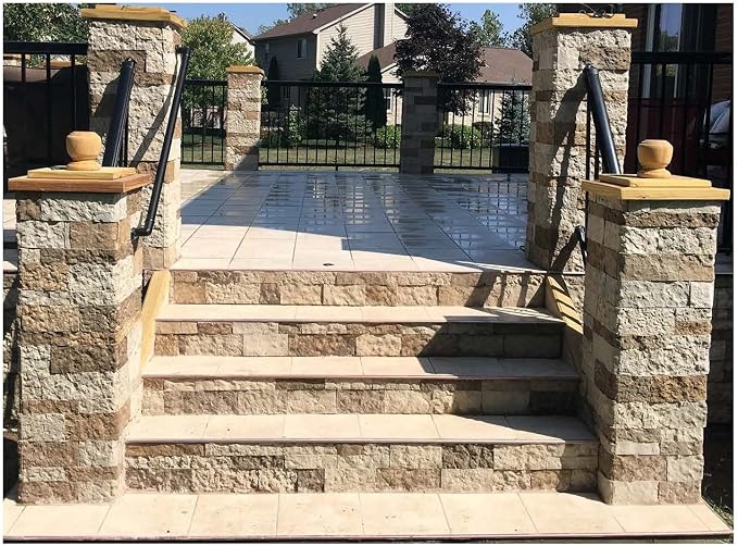 AirStone Corner/Finished End Stones: Autumn Mountain Color Blend, Manufactured - Image 4
