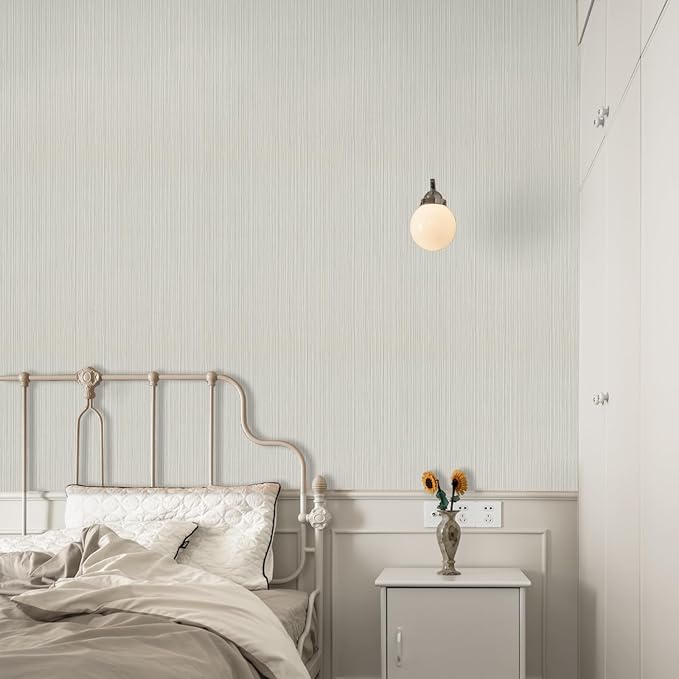 TANONE Grasscloth Peel and Stick Wallpaper 17.7'' x 197'' Self-Adhesive - Image 3