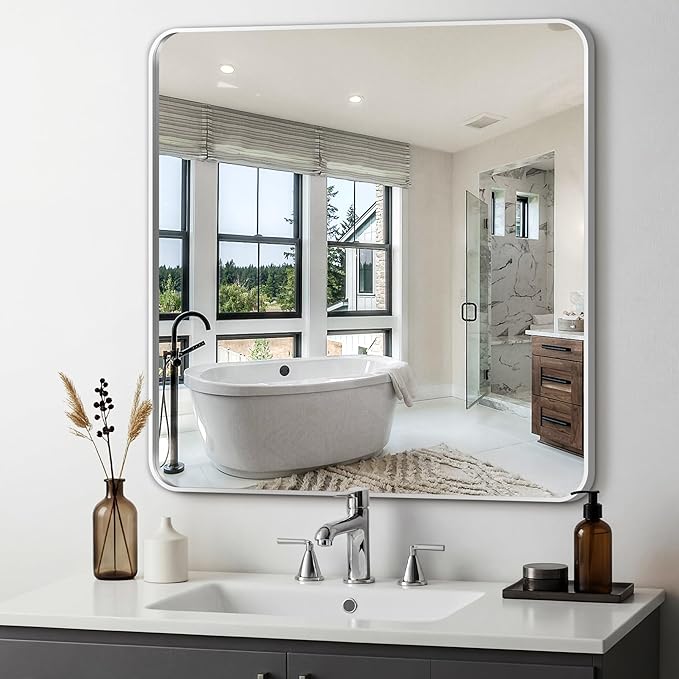 Delma Bathroom Vanity Mirror, High-Definition Bathroom Mirror, Versatile by Delma