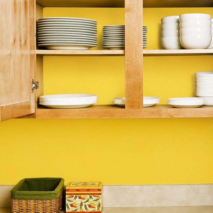 Abyssaly Yellow Wallpaper Peel and Stick Removable Wallpaper - Image 7