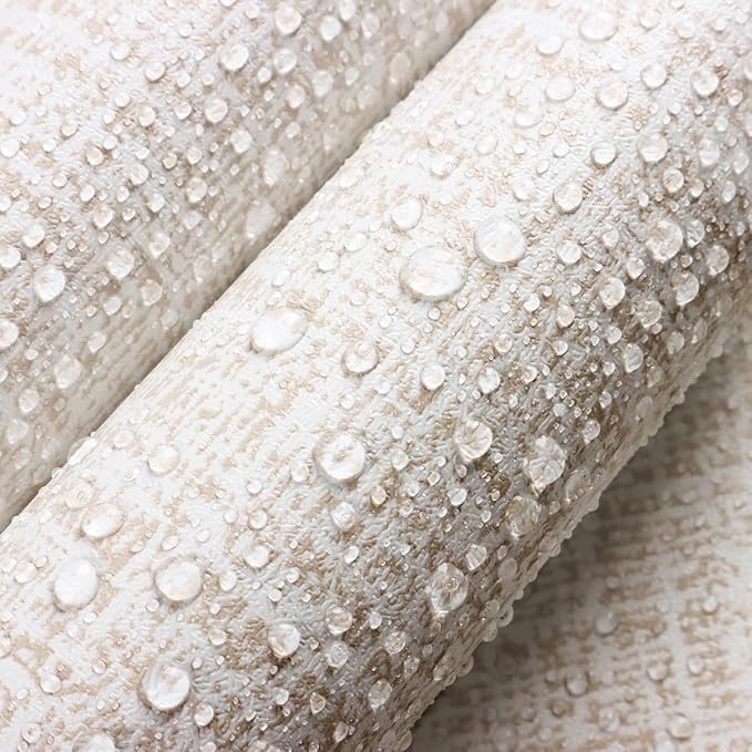 Beige Wallpaper Grasscloth Peel and Stick Wallpaper Contact Paper - Image 6