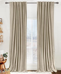 100% Blackout Shield Linen Blackout Curtains by 100BlackoutShield