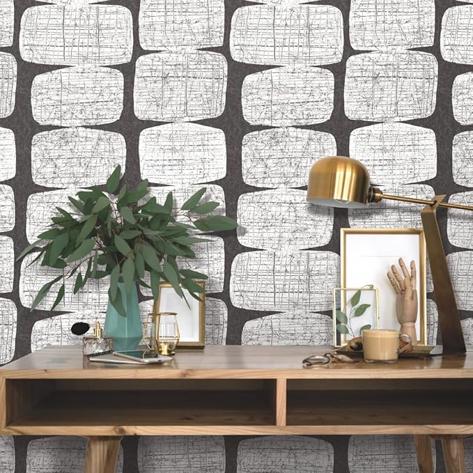 RoomMates RMK12348PL Mid-Century Beads Peel and Stick Wallpaper - Image 3