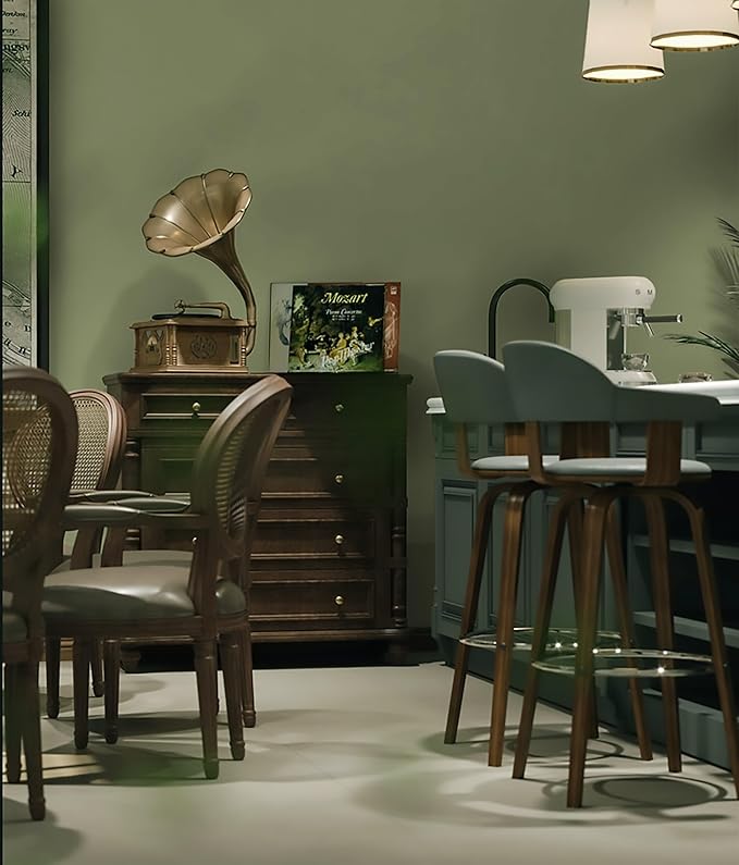 Dimoon 236''x17.7'' Green Peel and Stick Wallpaper Contact Paper Modern Self - Image 7