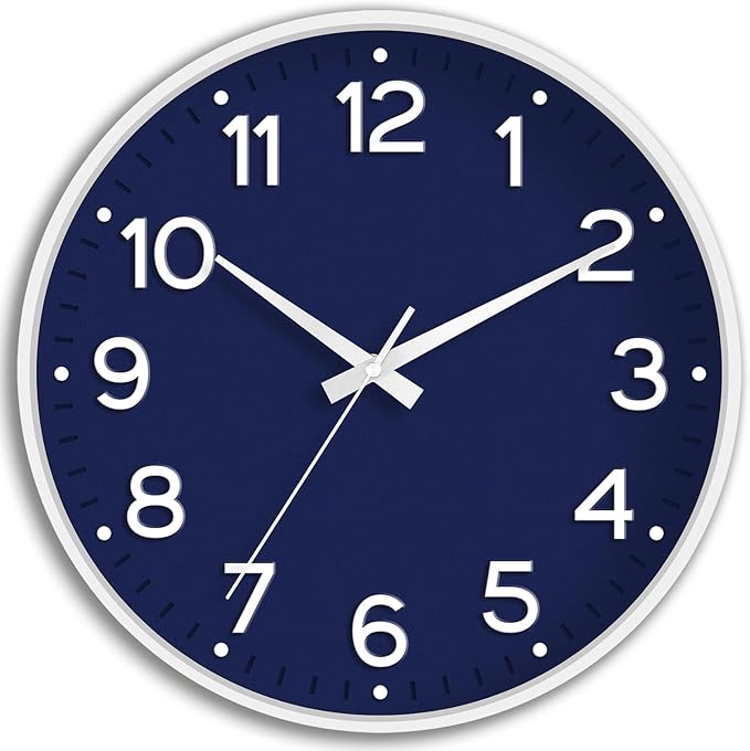 Roymnie Wall Clock, Silent Wall Clocks Battery Operated 8 Inch-Modern Non by Unknown