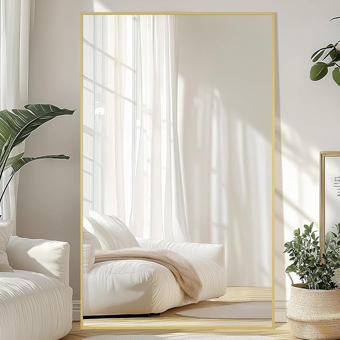 Oversized Standing Mirror Full Length, Hanging or Wall Mounted, Full Body Mirror - Image 3