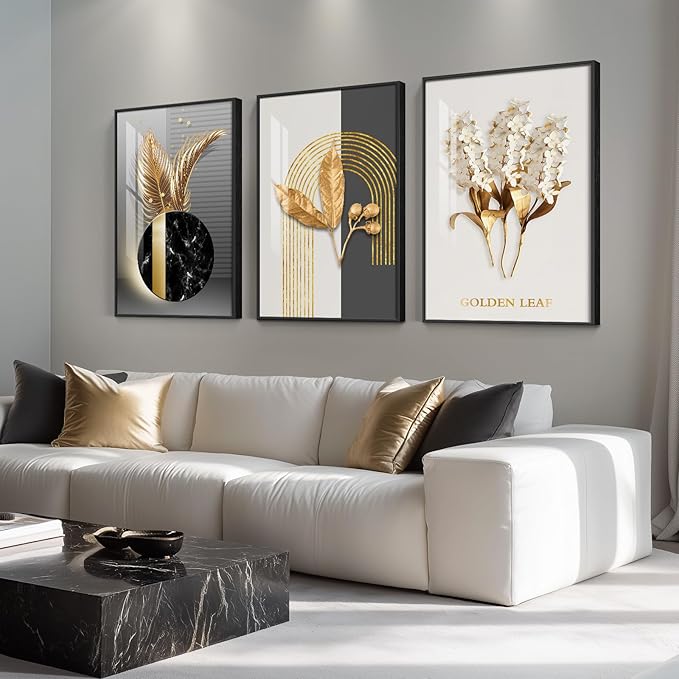 Framed Modern Luxury Large Wall Art by Cuspin