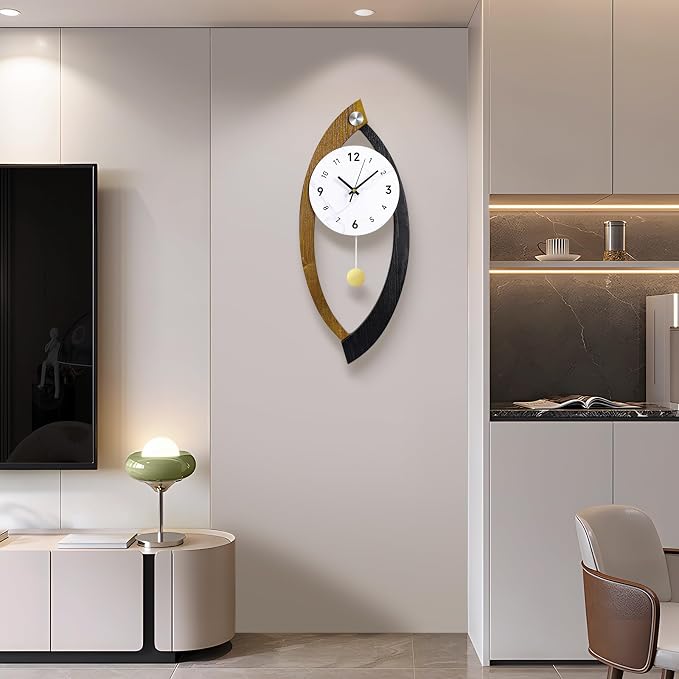 23.6 x 9.8inch Decorative Wall Clocks - Image 9
