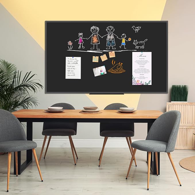 JILoffice Magnetic Chalkboard/Black Board 72 x 40 Inch - Image 4