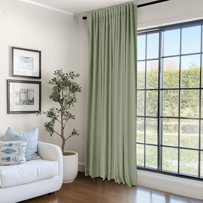 100% Blackout Shield Linen Blackout Curtains - Image 6