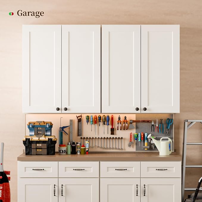 Kisart Laundry Room Cabinets Wall Mounted - Image 4