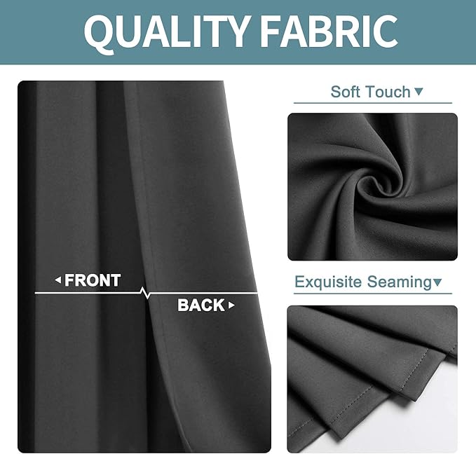 ChrisDowa Grommet Blackout Curtains - Image 4