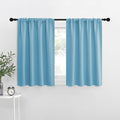 NICETOWN RV Blackout Curtains for Camper Windows, Teal Blue, Kitchen Short by NICETOWN