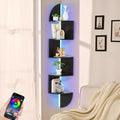 Waipfaru Corner Shelf, 5 Tier Bookshelf by Waipfaru