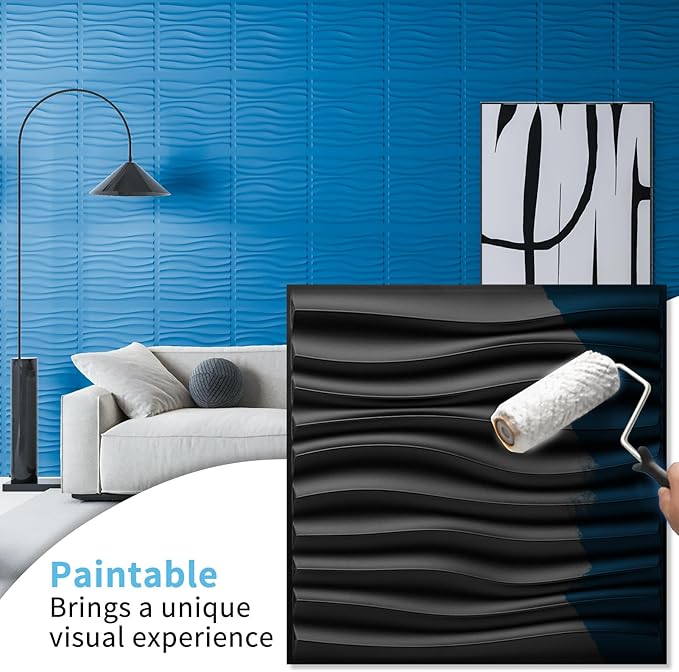 Art3d 100 Pack Decorative 3D Wall Panels, 97 Sq.Feet PVC Interior Wall Décor - Image 3