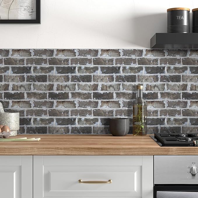 Commomy 3D Faux Brick Peel and Stick Tiles - Image 9