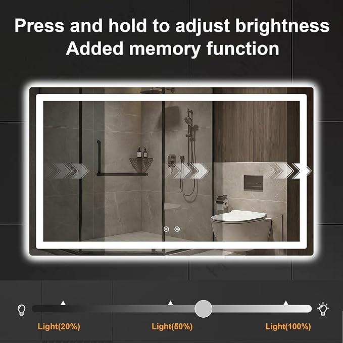 AMOISE LED Bathroom Vanity Mirror - Image 5
