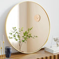 NEWBULIG Round Wall Mirror, 36 Inch Bathroom Mirrors by NEWBULIG