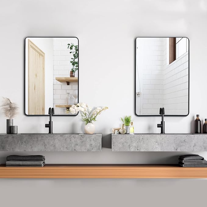 ZenStyle 2 Packs Wall Mount Mirror - Image 2