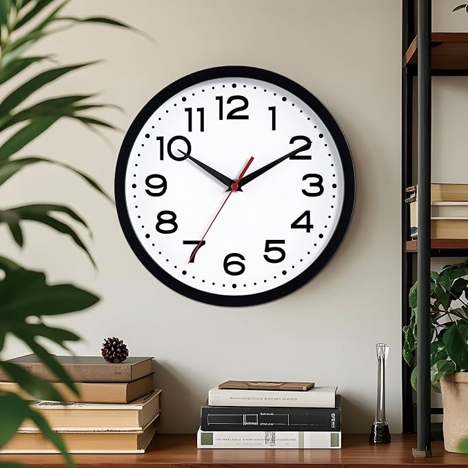 Roymnie Wall Clock Silent Non-Ticking Modern Clock Battery Operated 18 Inch - Image 9