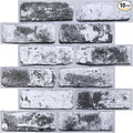 COMSTICKC 3D Faux Brick Wall Panels Peel and Stick Wall Stickers, Small Size by COMSTICKCDECOR