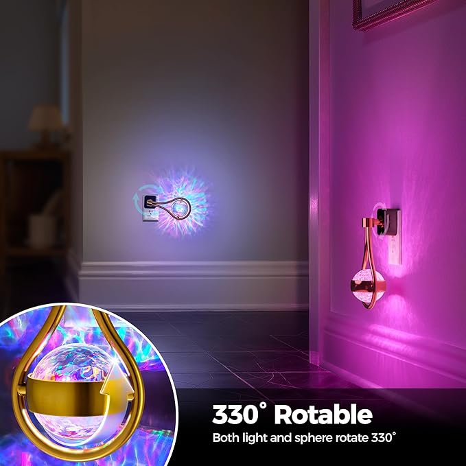 Briignite RGB Night Lights Plug into Wall, Color Changing Nightlight - Image 7