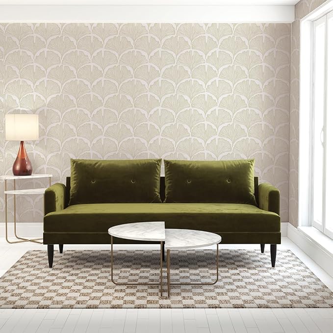 Tempaper x Novogratz Waverly White Feather Palm Removable Peel and Stick - Image 9