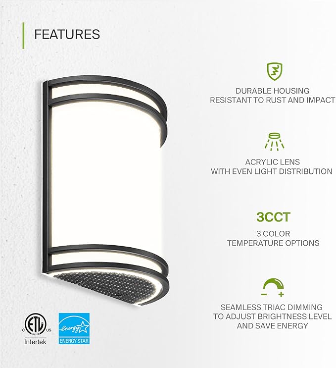 ASD LED Indoor Wall Mount Light Fixture - Image 3
