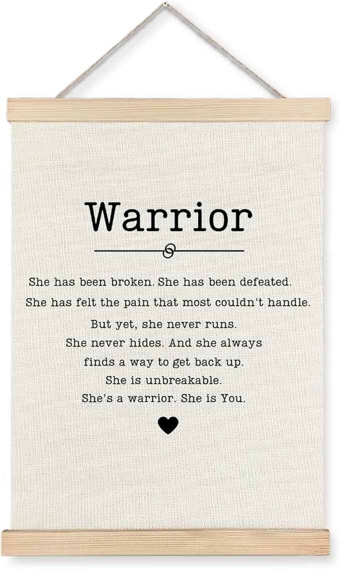 Yomisex Inspirational Wall Art Poster, Inspirational Cancer Survivor Gifts by VintageHomeDecor