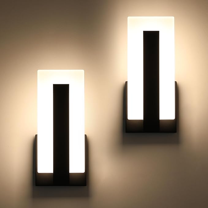 Joosenhouse Modern LED Wall Sconce Dimmable Wall Mounted Lamp Set of 2 by Joosenhouse