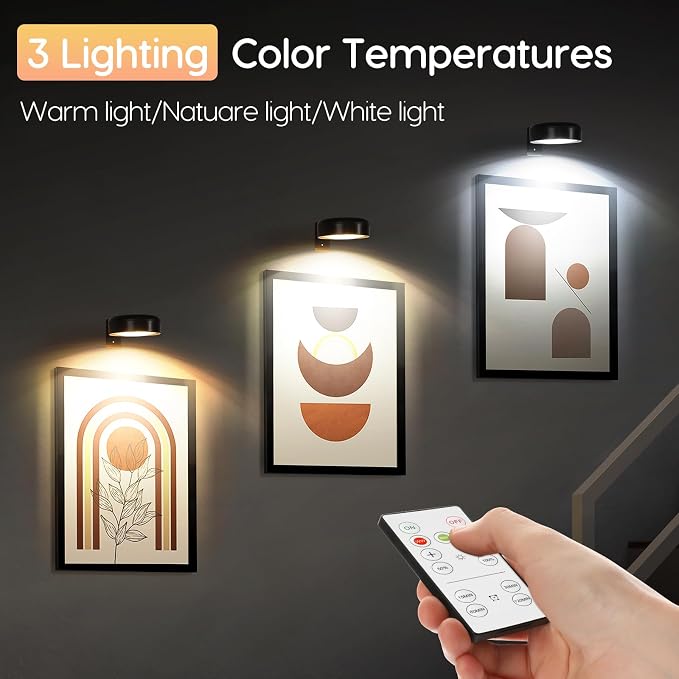 Arixinks Wireless Picture Light Rechargeable - Image 3