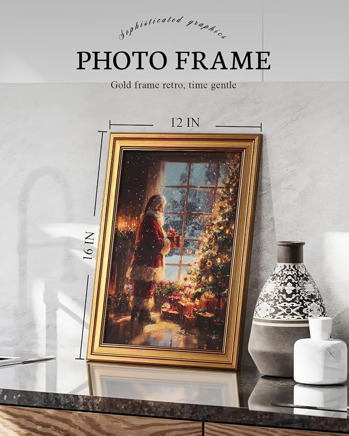 VIYYIEA Vintage Gold Framed Wall Art - Image 2