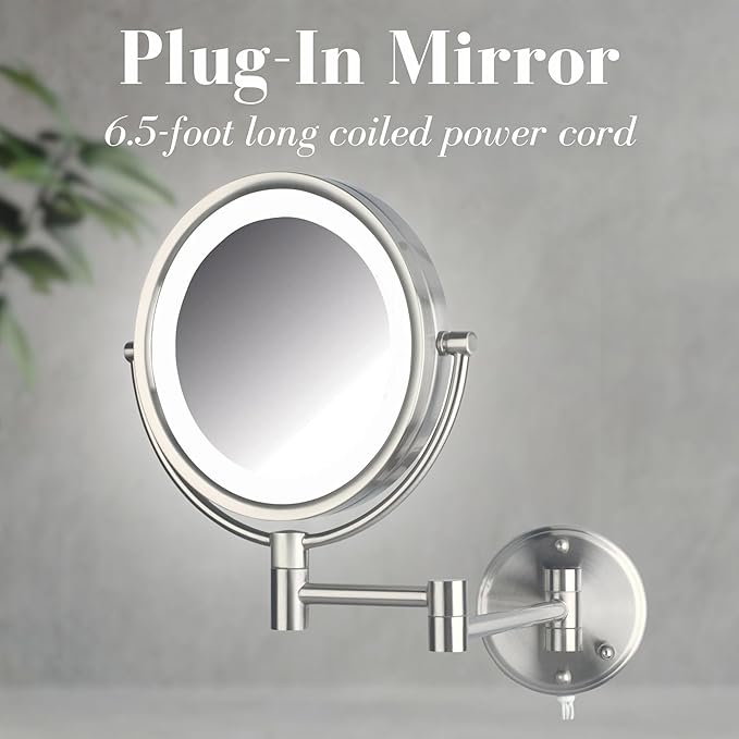 JERDON Wall-Mounted Vanity Mirror - Image 4