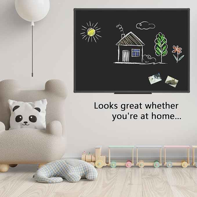 JILoffice Magnetic Chalkboard/Black Board 48 x 36 Inch - Image 5