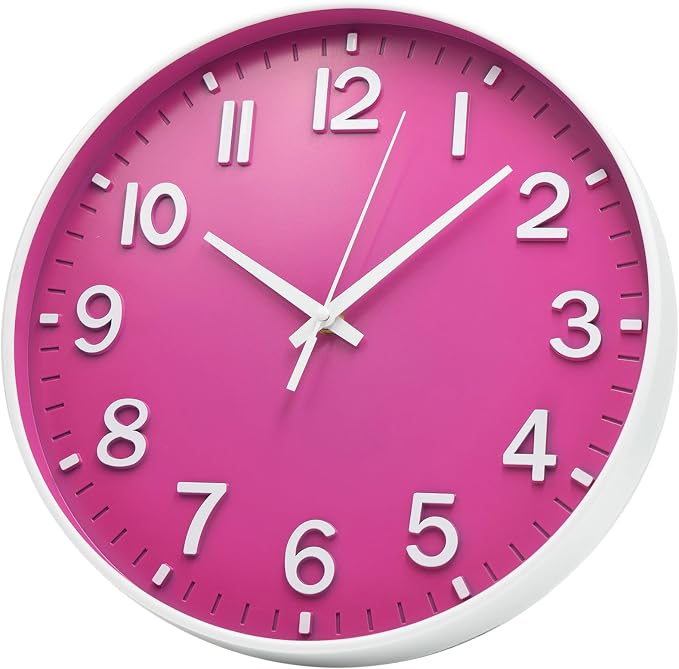 HZDHCLH Wall Clocks Battery Operated 12 inch Silent Non Ticking Modern Wall - Image 2