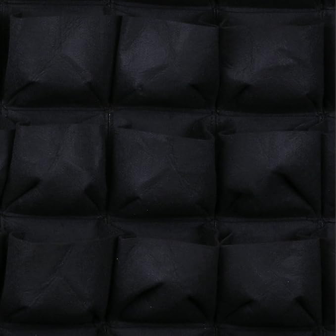 Ogrmar 64 Pockets Vertical Wall Garden Planter Plant Grow Bag - Image 6