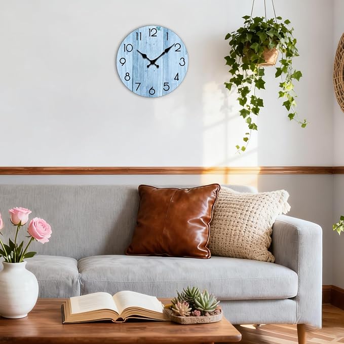 Wall Clock, Modern Wall Clocks Battery Operated, Silent Non Ticking Clock - Image 6