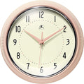 Infinity Instruments LTD. Retro 9 inch Silent Sweep Non-Ticking Mid Century by InfinityInstruments