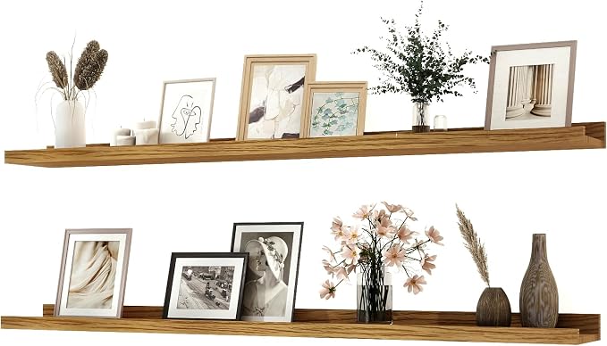 Long Floating Shelves for Wall Decor, Long Wall Mounted Storage Shelf for by Unknown