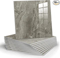 Chejiaye 10pcs Marble Peel and Stick Backsplash Waterproof Washroom Wall Panels by Chejiaye
