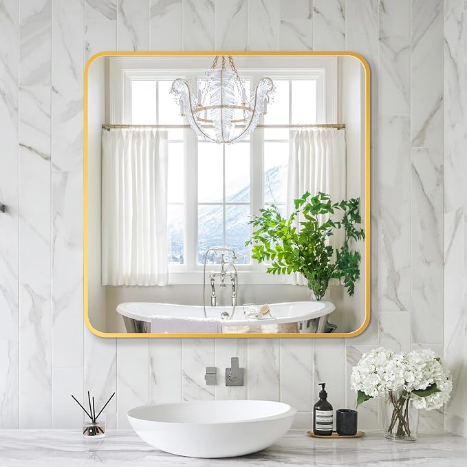 Delma Bathroom Vanity Mirror, High-Definition Bathroom Mirror, Versatile - Image 6