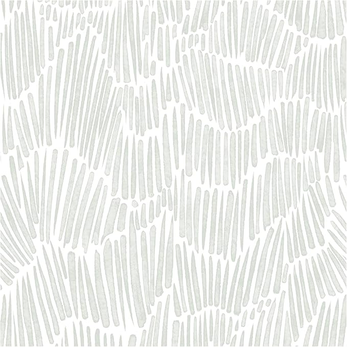 Theper Green Wallpaper 17.3"×118" Modern Striped Wall Paper Peel and Stick by Theper