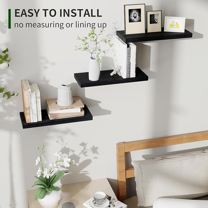 Marsmiles Wood Floating Shelves - Image 4