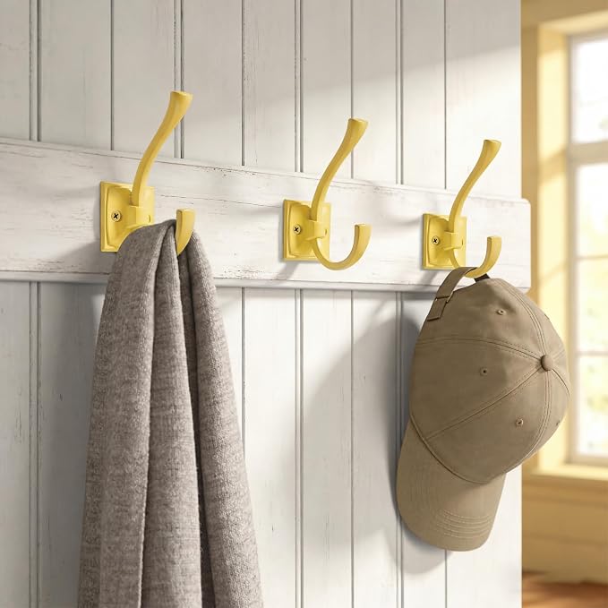 TUNNY 5 Pack Antique Design Wall Hanging Coat Hooks - Image 6